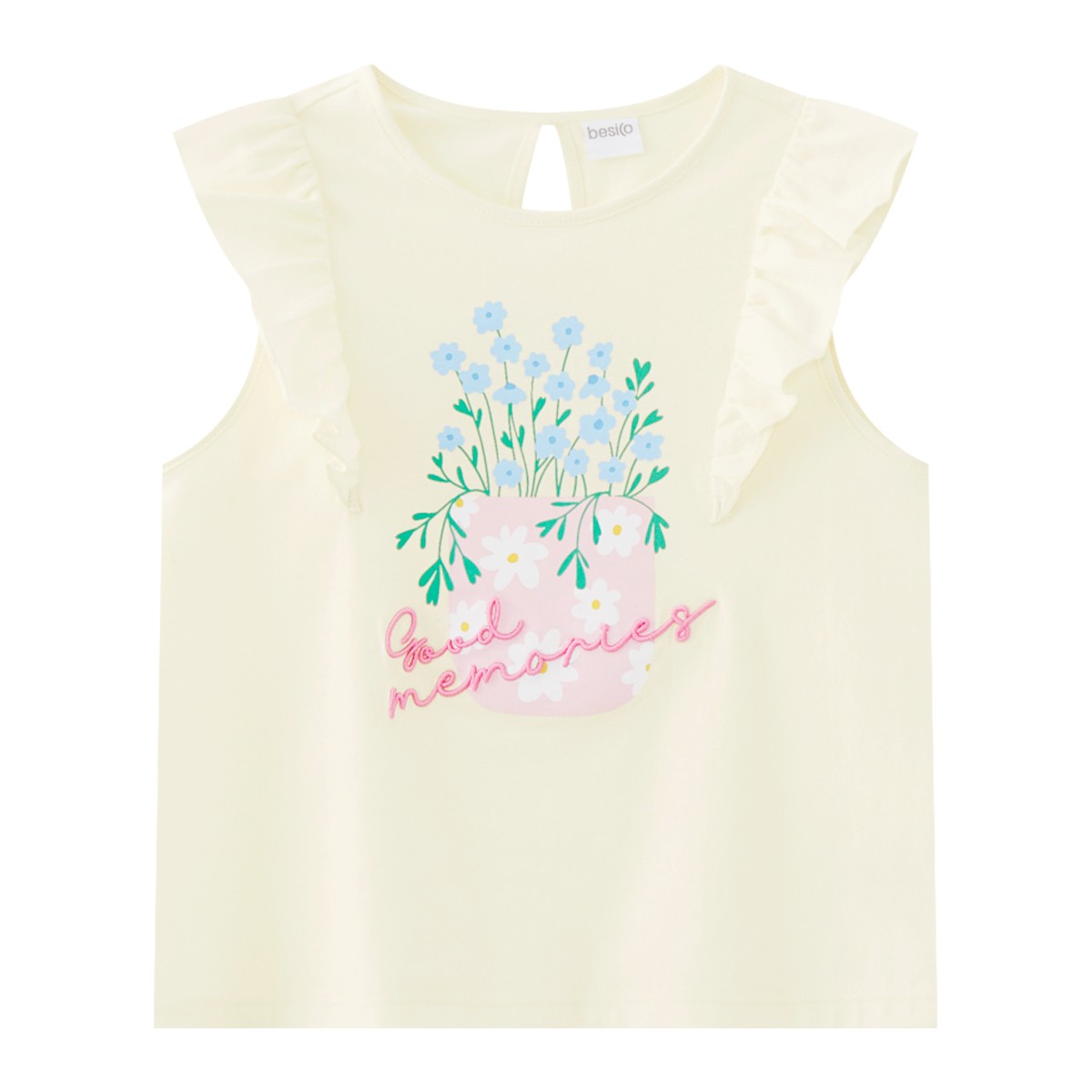 เบสิโค เสื้อเด็กหญิง รุ่น FMMX2501LG005 สีครีม