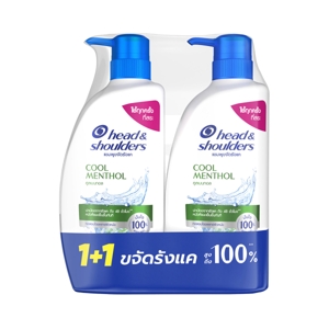 Head&Shoulders Anti Dandruff Cool Menthol Shampoo 370ml. 1Free1