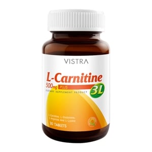 Vistra L Carnitine Plus 3 L Dietary Supplement Product 30tablets