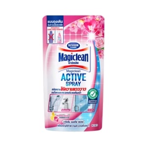 Magiclean Active Spray Bathroom Cleaner Freesia 400ml. Refill