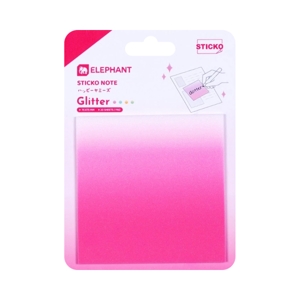 ตราช้าง กระดาษโน้ต รุ่น Glitter คละสี_thumbnail_1
