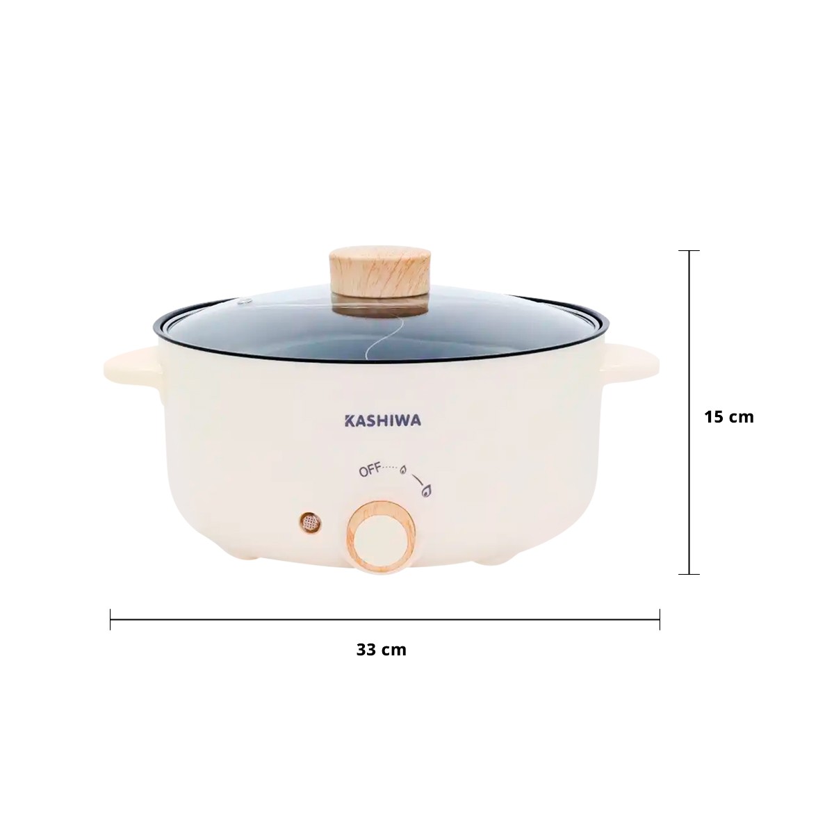 คาชิวา หม้อต้มไฟฟ้าอเนกประสงค์ 1000 วัตต์ รุ่น KW-356 ขนาด 3 ล._8