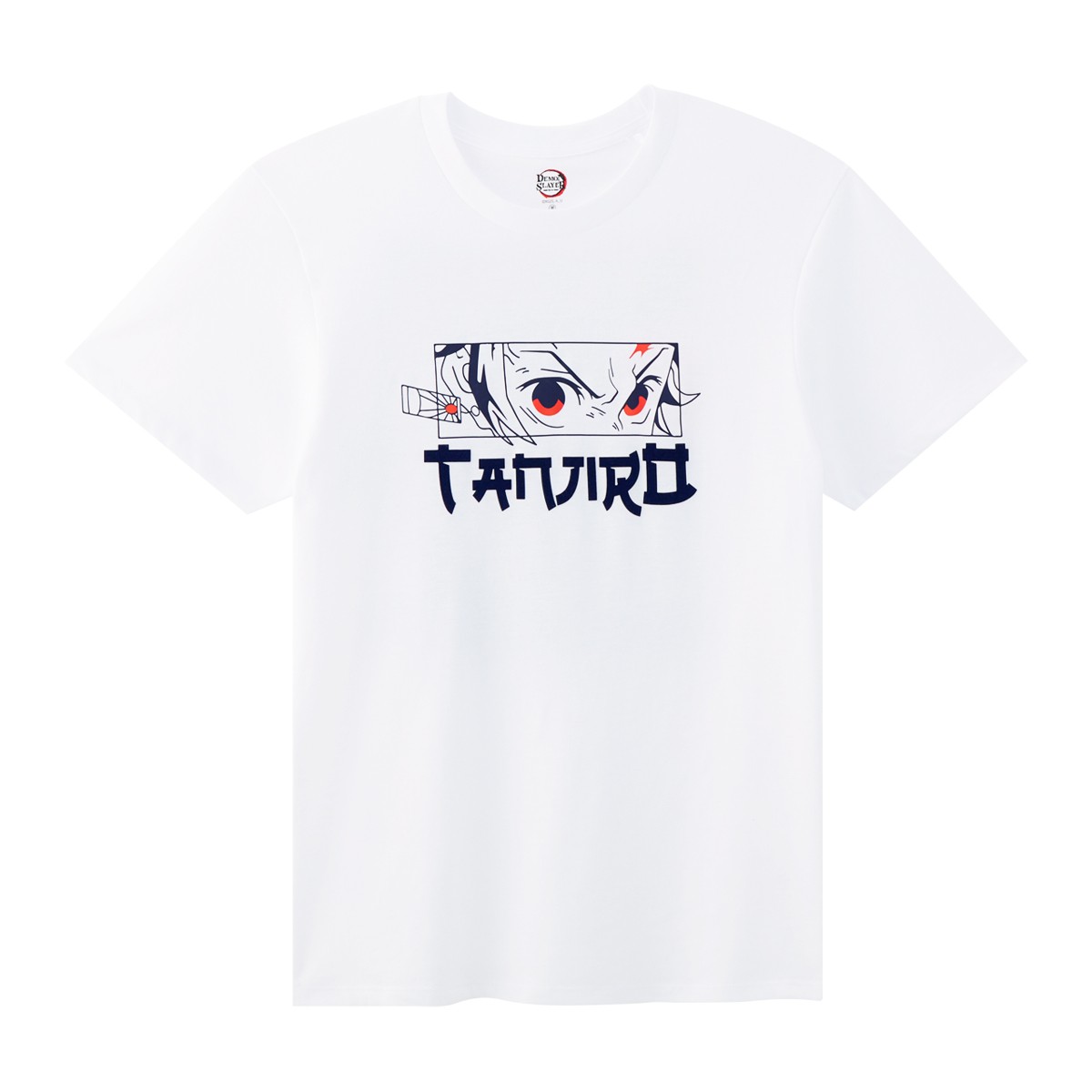 ดาบพิฆาตอสูร เสื้อยืดแขนสั้นพิมพ์ลาย สำหรับผู้ชาย รุ่น FFIM25Q3YM002 สีขาว