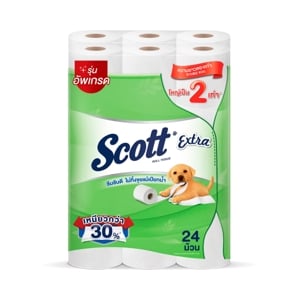 Scott Extra Toilet Tissue Double Roll 24rolls
