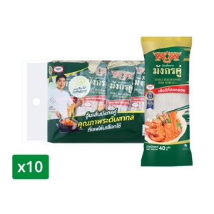 มังกรคู่ วุ้นเส้น 40 ก. แพ็ก 10