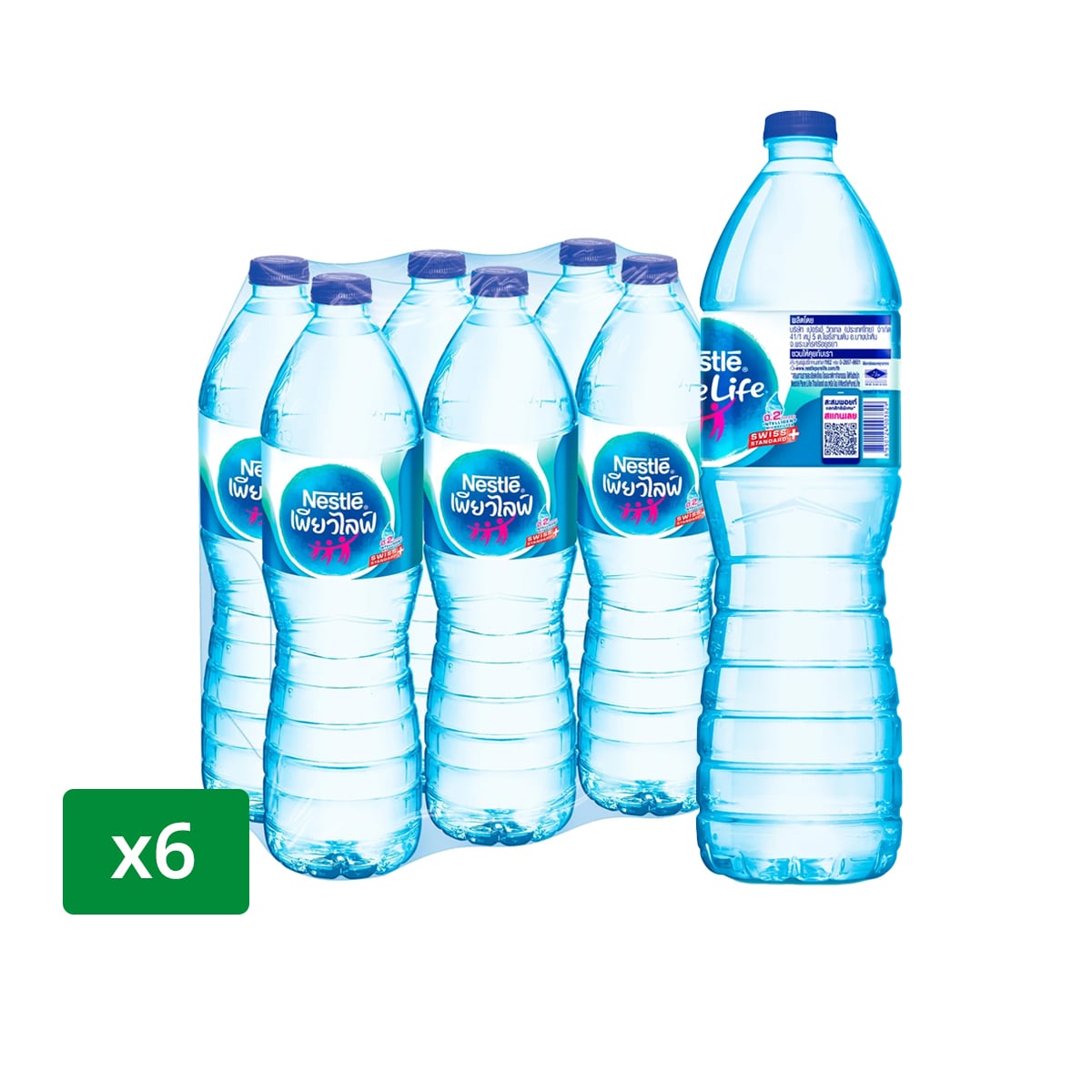 เนสท์เล่ เพียวไลฟ์ น้ำดื่ม 1.5 ล. แพ็ค 6