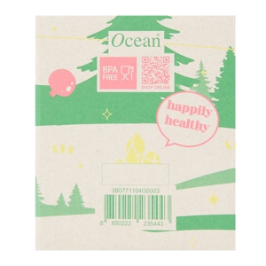 โอเชี่ยน ชุดแก้วน้ำและที่รองแก้ว Happily Healthy 4 ใบ_thumbnail_3