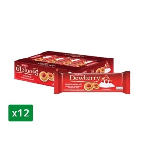 Dewberry Strawberry Cream Cookie 27 G. Pack 12