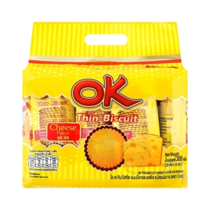 OK Thin Biscuit Cheese 25 g. x 12 Units