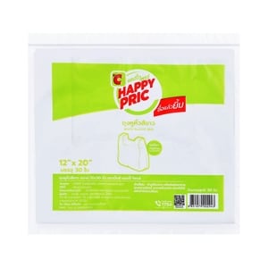 บิ๊กซี ถุงพลาสติกหูหิ้ว 12X20 แพ็ค 30 ใบ