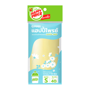 บิ๊กซี แฮปปี้ ไพรซ์ ถุงขยะแบบม้วน กลิ่นมอร์นิ่ง เฟรช 18 x 20 นิ้ว แพ็ค 40 ใบ_thumbnail