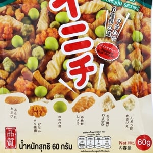 ไดนิจิ ขนมแป้งข้าวเหนียวอบกรอบ รสวาซาบิ 60 ก._thumbnail_2