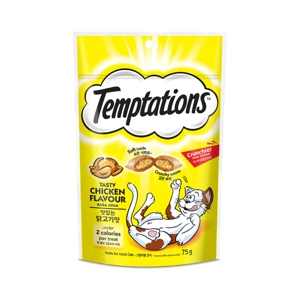 TEMPTATIONS Cat Treat Tasty Chicken Flavor 75 g.