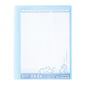 ตราช้าง แฟ้มโชว์ผลงาน รุ่น PF01F ขนาด A4 สีฟ้า_thumbnail