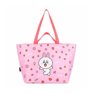 LINE FRIENDS Cony Shopping Bag Pink Color