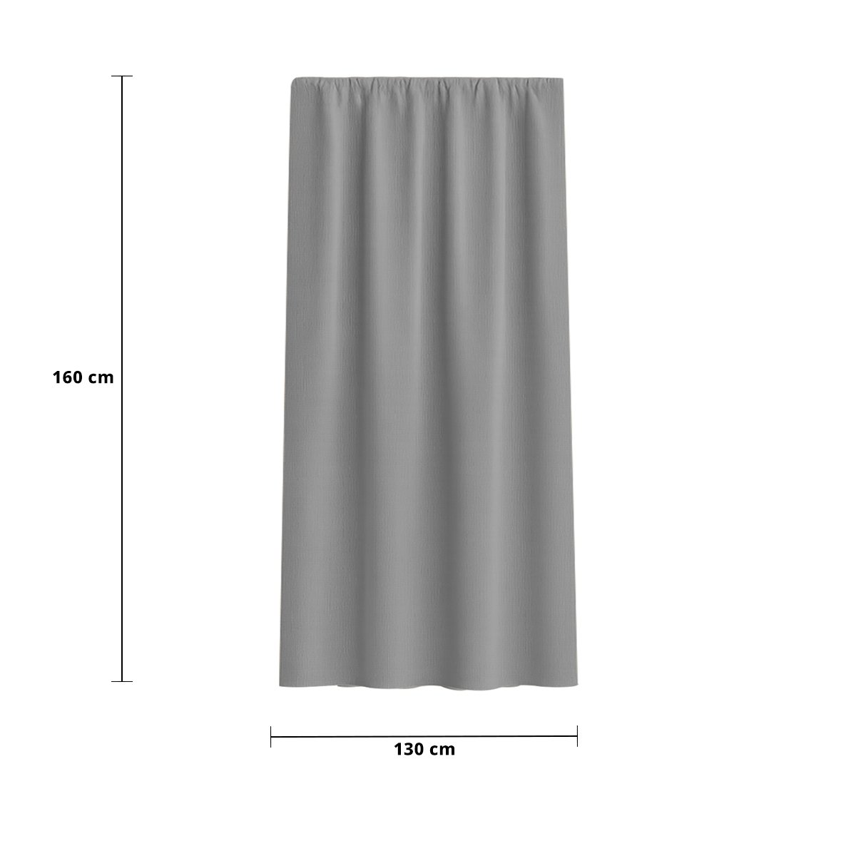 เบสิโค ผ้าม่านหน้าต่างแบบโปร่ง บี ขนาด 130 x 160 ซม. สีครีม_3