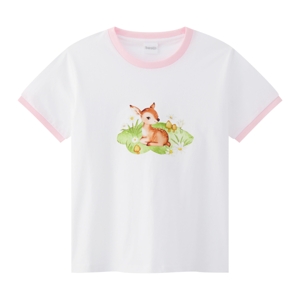 เบสิโค เสื้อแขนสั้น สำหรับผู้หญิง รุ่น FASL25Q4LC014 สีขาว_thumbnail