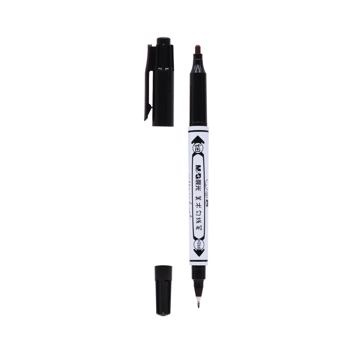 เอ็มแอนด์จี x มิฟฟี่ ปากกาเขียนแผ่นซีดี รุ่น SPM21302B สีดำ_1