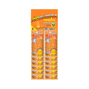 Bento Squid Seafood Snack 4g. Pack 12