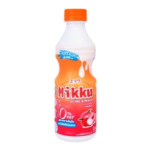 มิกกุ น้ำองุ่นขาว 20% กลิ่นลิ้นจี่และพีช ผสมโยเกิร์ต สูตรไม่เติมน้ำตาลทราย 300 มล._thumbnail_1
