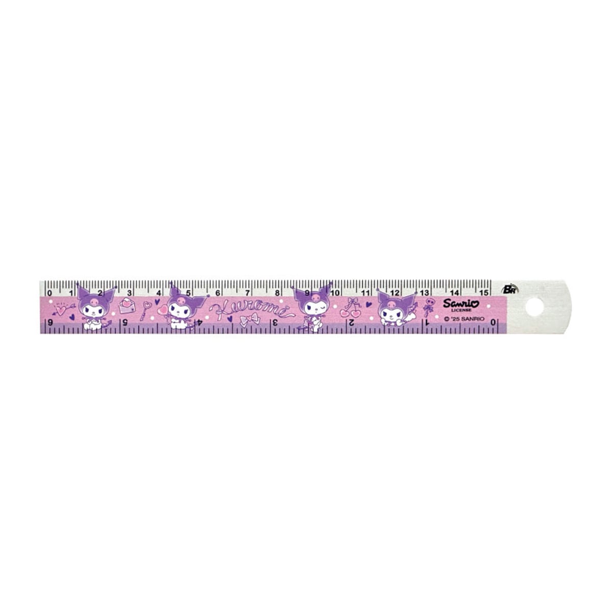 แบร์รอน กิ๊ฟ x คุโรมิ ไม้บรรทัดอลูมิเนียม 15 ซม. รุ่น KUR04 คละสี