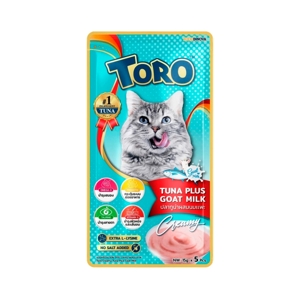 TORO TORO Liquid Cat Snack Tuna and Goat Milk Flavor 15 G Pack 5