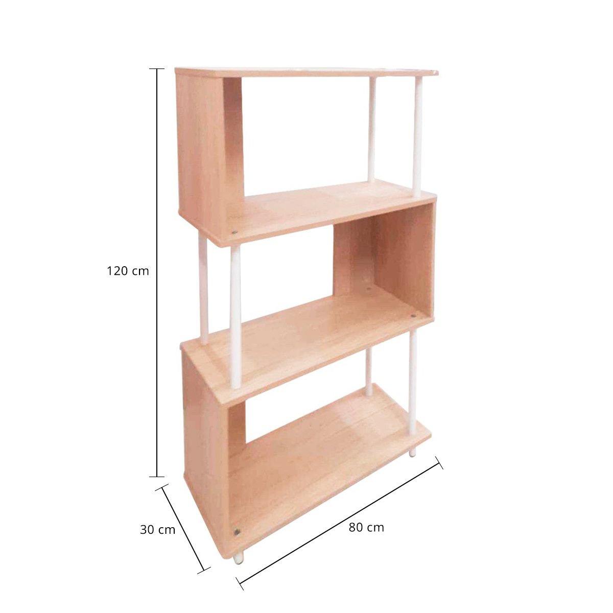 เบสิโค ชั้นอเนกประสงค์ รุ่น BC-03 ขนาด 80 X 30 X 120 ซม._1
