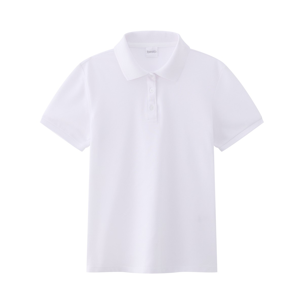 เบสิโค เสื้อโปโลผู้หญิง สีขาว