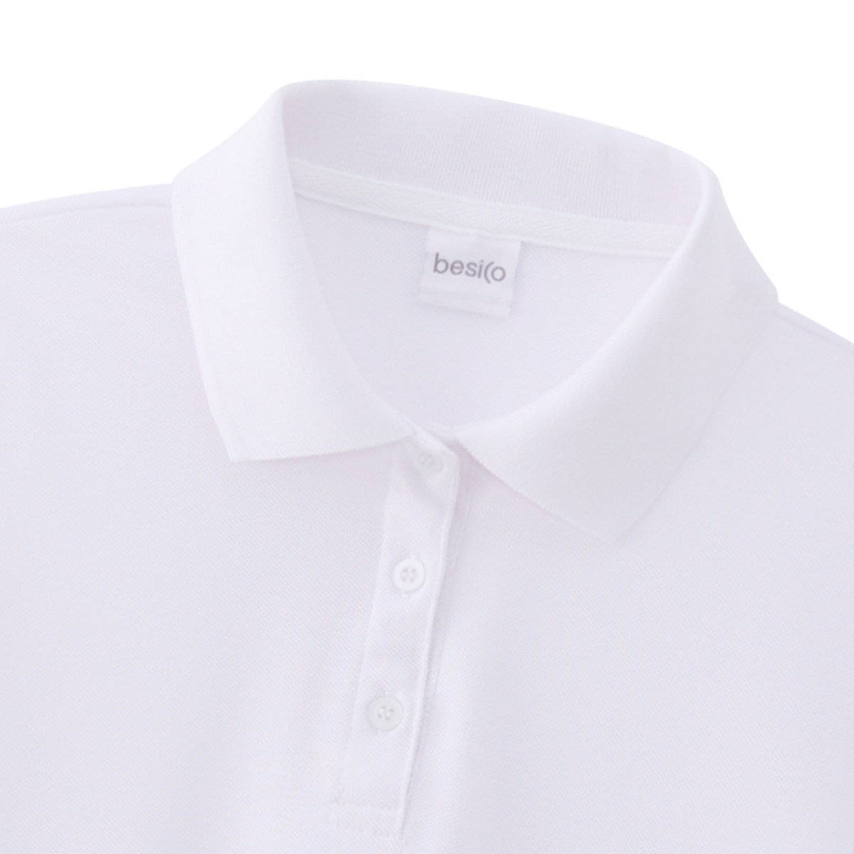 เบสิโค เสื้อโปโลผู้หญิง สีขาว_2