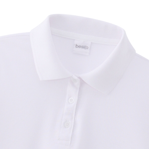 เบสิโค เสื้อโปโลผู้หญิง สีขาว_thumbnail_2