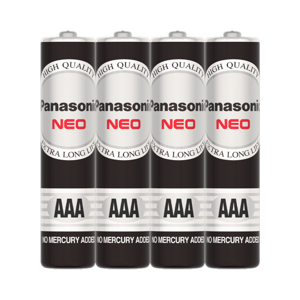 พานาโซนิค ถ่านแมงกานีส 1.5V รุ่น R03NT/4SL ขนาด AAA แพ็ค 4