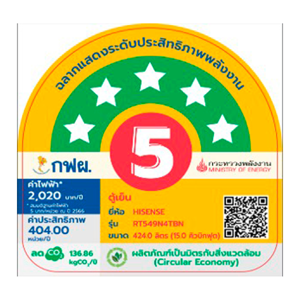 ไฮเซ่นส์ ตู้เย็น 2 ประตู รุ่น RT549N4TBN ขนาด 15 คิว สี Elegant Dark_thumbnail_3