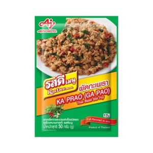 Rosdee Menu Hot Basil Stir Fried Sauce Powder 50g.
