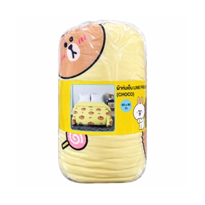 LINE FRIENDS Cooling Blanket Choco Pattern 60 x 80 in.