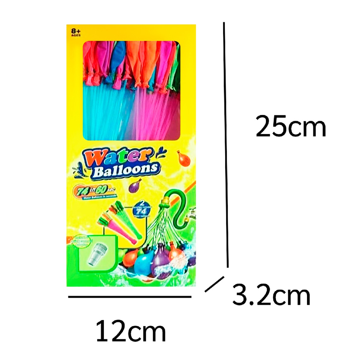 บลูสกาย ลูกโป่งน้ำ 74 ลูก คละสี_1