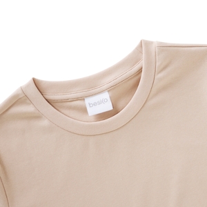 เบสิโค เสื้อยืดผู้หญิง สีเบจ_thumbnail_2