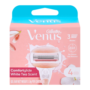 Gillette Venut Comfortglide White Tea Pack 4pcs.