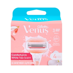 GILLETTE Venus Comfortglide White Tea Razor Blade Pack 4
