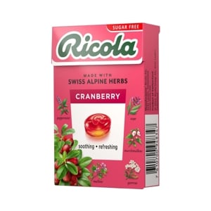 Ricola Sugar Free Cranberry Candy 40g.