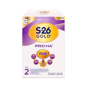 เอส-26 โกลด์ โปร เอชเอ 2 นมผงดัดแปลงสูตรต่อเนื่องสำหรับทารกและเด็กเล็ก อายุตั้งแต่ 6 เดือน - 3ปี 1200 ก._thumbnail