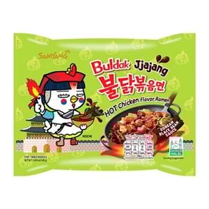ซัมยัง ราเมงกึ่งสำเร็จรูป แบบแห้ง รสไก่ซอสถั่วดำสูตรเผ็ด 140 ก._thumbnail