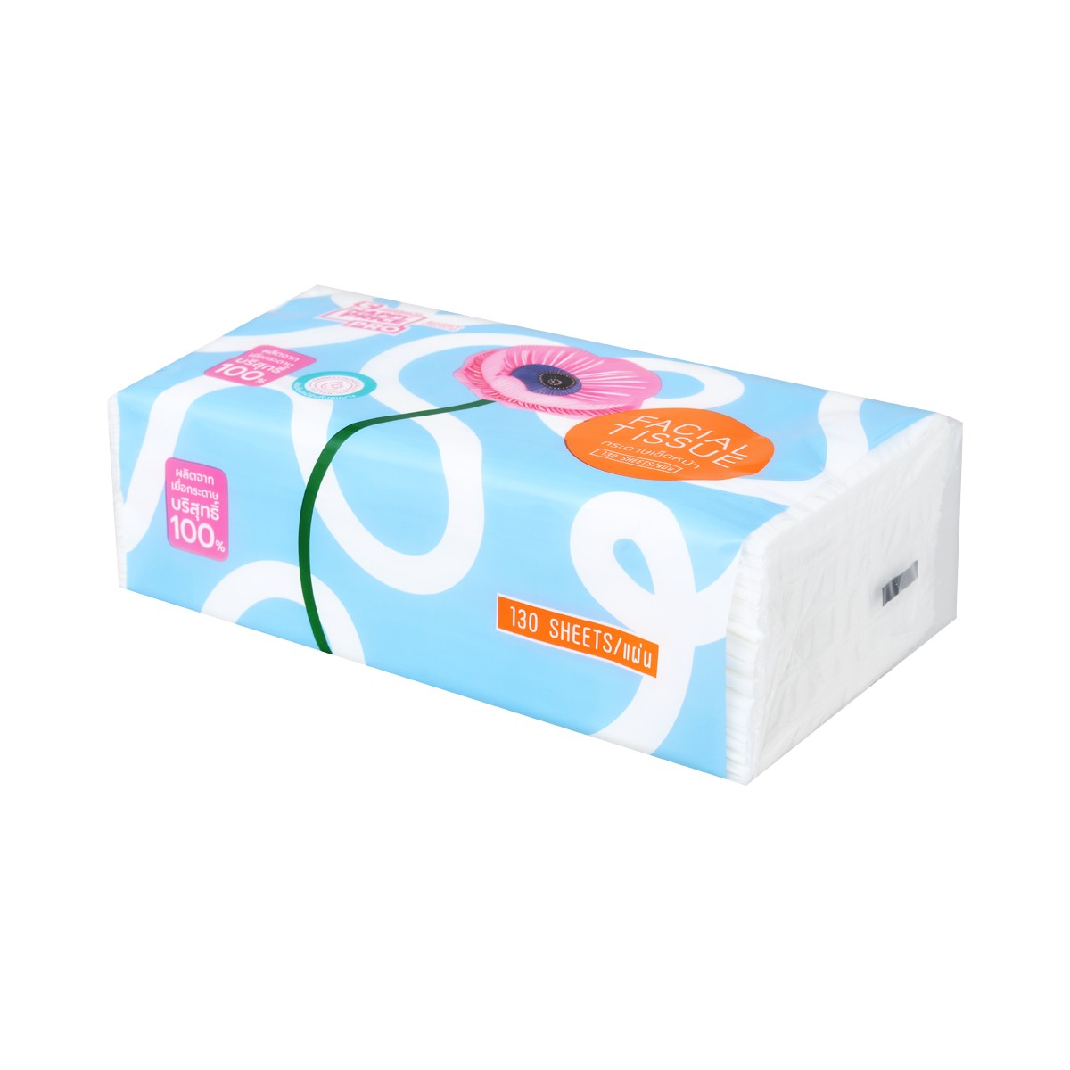 บิ๊กซี แฮปปี้ ไพรซ์ โปร กระดาษเช็ดหน้า 130 แผ่น (สินค้าคละแบบ ไม่สามารถเลือกได้)_4