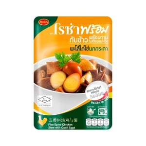 โรซ่า พะโล้ไก่ไข่นกกระทา กับข้าวพร้อมทาน 120 ก.