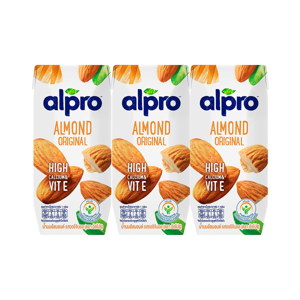 Alpro Almond Milk Original 180ml. Pack3