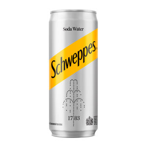 Schweppes Soda Water Can 330ml