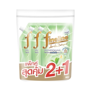 FINELINE Liquid Detergent Organic Aloe Vera Green 550 ml. Pack 2+1 Units