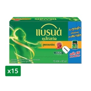 แบรนด์ ซุปไก่สกัด สูตรกลมกล่อม 42 มล. แพ็ค 15_thumbnail