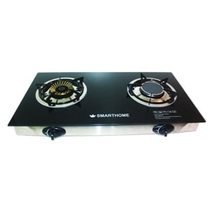 Smart Home Double Burner Glass Stove SMGA2H01