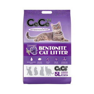 CECE Bentonite Cat Litter Lavender 5 L.