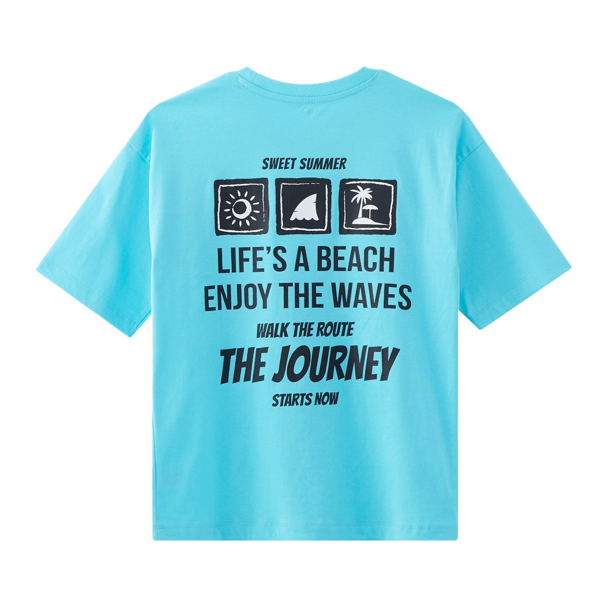 เบสิโค เสื้อยืดแขนสั้นสำหรับเด็กผู้ชาย รุ่น FVDS2402LB009 สีเขียว_3